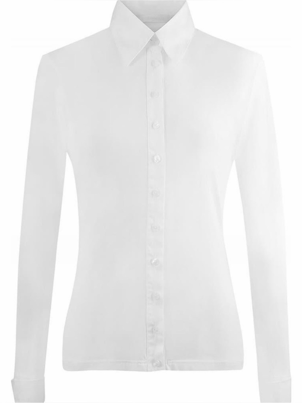 Anne Fontaine White Shirt 38 NWT + Rose Cufflinks Box